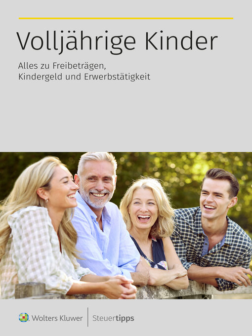 Title details for Volljährige Kinder by Wolters Kluwer Steuertipps - Available